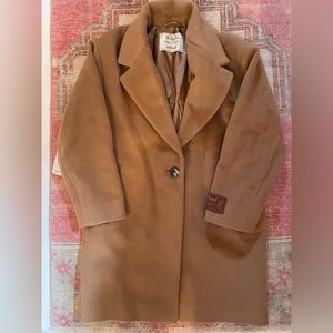 Brand New With Tag Wilfred Only Coat, Camel, Sz Small, Aritzia